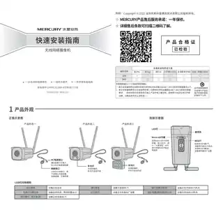 mercury水星MIPC3186W-X V1.0_V1.1_V2.0快速安装指南 1.2.0